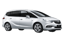 Car Hire Morden - Vauxhall Zafira 5 + 2 - Minibus hire Morden